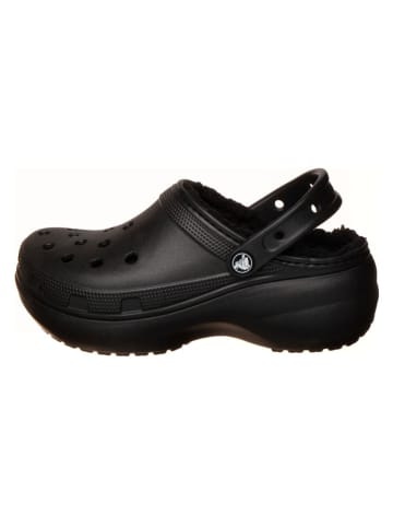 Crocs Clogs "Baya Platform Lined" in Schwarz