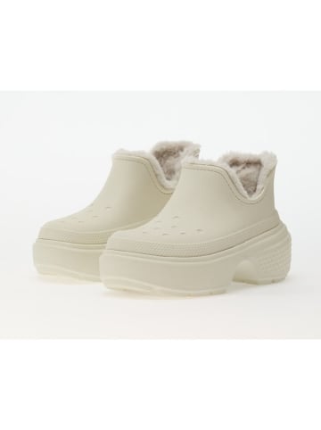 Crocs Ankle-Boots "Stomp Lined" in Creme