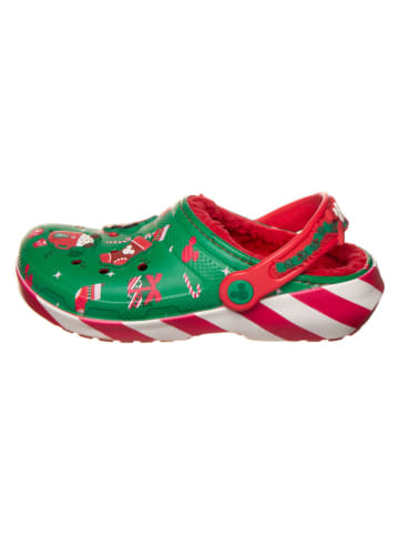Crocs Clogs "Mickey Xmas Lined" in Grün