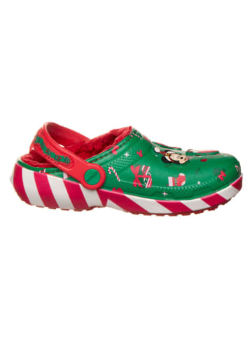 Crocs Clogs "Mickey Xmas Lined" groen