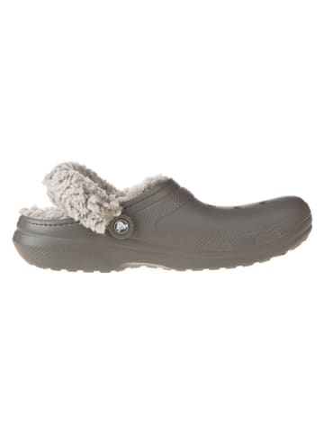 Crocs Clogs "Classic Fleece Lined" kaki