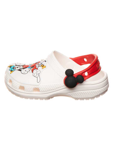 Crocs Chodaki "Mickey and Friends" w kolorze kremowym
