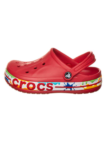 Crocs Chodaki "Bayaband Paint Splash" w kolorze czerwonym