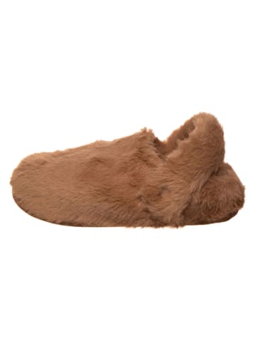 Crocs Pantoffels "Classic Cozzzy Luxe" lichtbruin