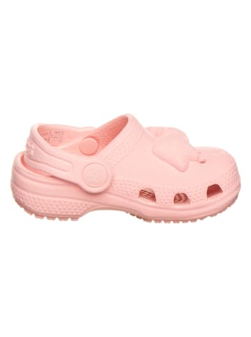 Crocs "Classic Velvet Bow" in Rosa