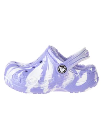 Crocs Chodaki "Baya Lined" w kolorze fioletowym