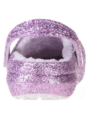 Crocs Chodaki "Chunky Glitter" w kolorze fioletowym