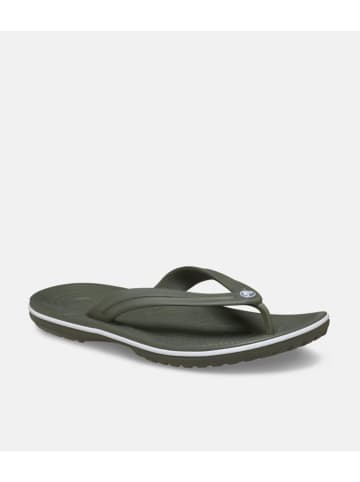 Crocs Japonki "Crocband Flip" w kolorze khaki