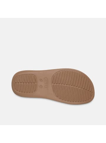 Crocs Teenslippers "Getaway Platform" lichtbruin