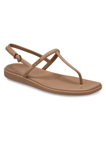 Crocs Zehentrenner "Miami Thong Flip" in Hellbraun