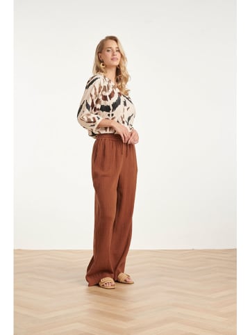 Smashed Lemon Blouse crème/bruin
