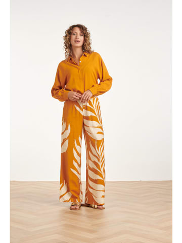 Smashed Lemon Broek oranje/crème