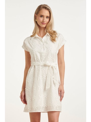 Smashed Lemon Kleid in Creme