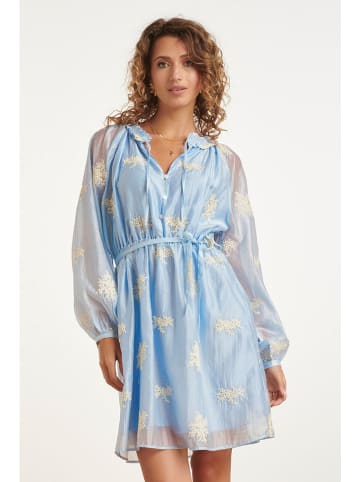 Smashed Lemon Kleid in Hellblau