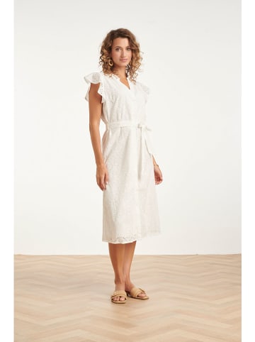 Smashed Lemon Kleid in Weiß