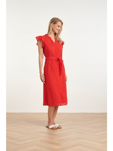 Smashed Lemon Kleid in Rot