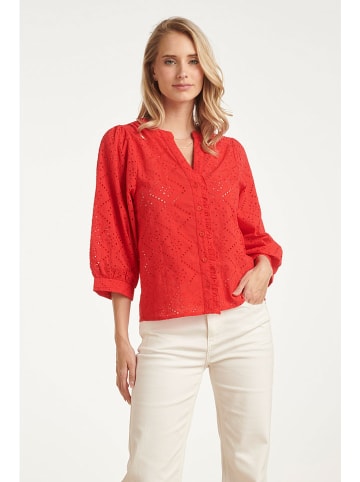 Smashed Lemon Bluse in Rot