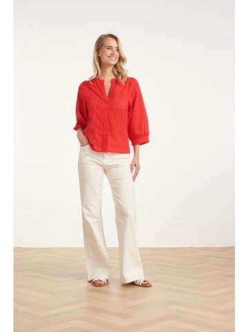 Smashed Lemon Bluse in Rot