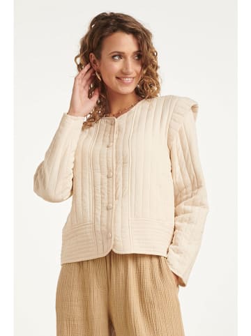 Smashed Lemon Steppjacke in Beige