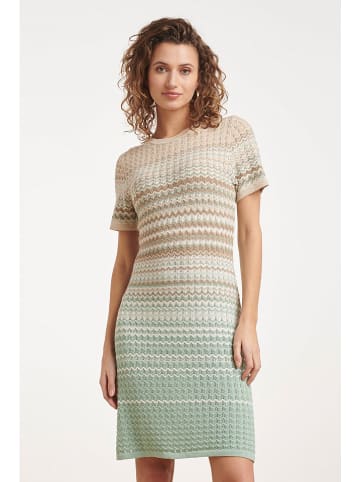 Smashed Lemon Jurk beige/turquoise