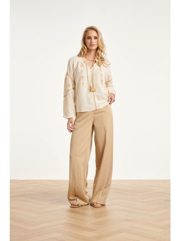 Smashed Lemon Bluse in Creme