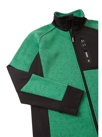 Reima Fleecejacke "Liukuen" in Grün/ Schwarz