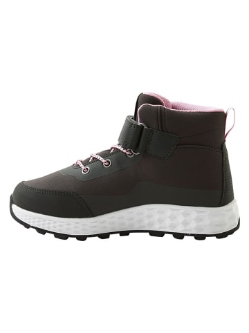 Reima Sneakersy "Hiipien" w kolorze antracytowo-jasnoróżowym