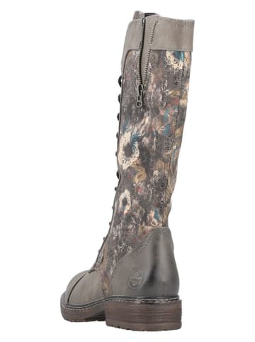 rieker Kozaki w kolorze szarym