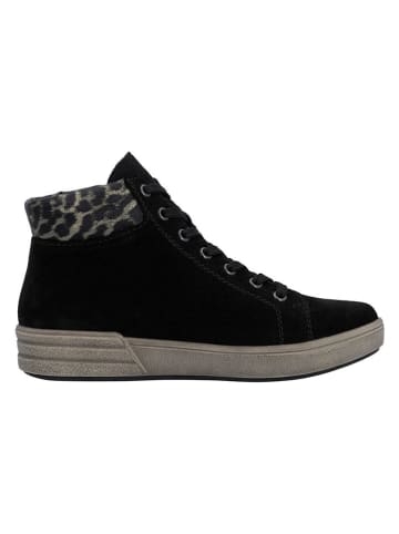 rieker Leren sneakers zwart