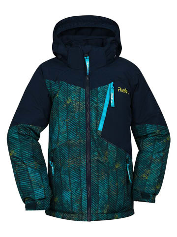 Peek U Winterjacke "Fender Flykid" in Dunkelblau/ Türkis