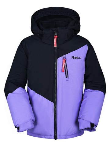 Peek U Winterjas "Scout" paars/donkerblauw