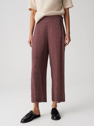 OPUS Hose "Misha" in Bordeaux/ Schwarz