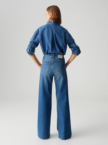 OPUS Spijkerbroek "Melly" - Palazzo fit - blauw