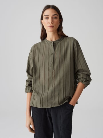 OPUS Bluzka "Fuega" w kolorze khaki