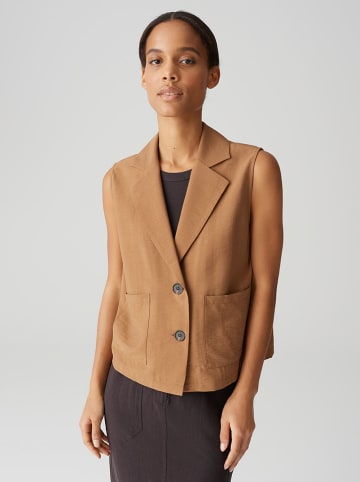 OPUS Weste "Wilessa" in Camel