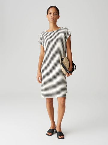OPUS Kleid "Warua" in Weiß/ Schwarz