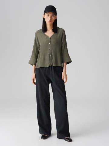OPUS Bluzka "Felsea" w kolorze khaki