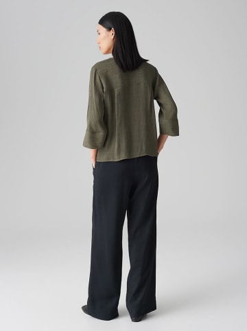 OPUS Bluzka "Felsea" w kolorze khaki