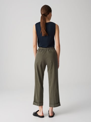 OPUS Spodnie "Meeri" w kolorze khaki
