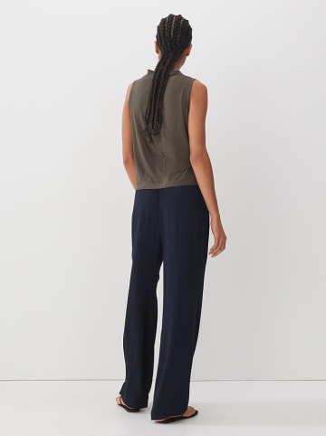 Someday Blousetop "Kilanda" wit/donkerblauw