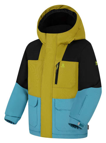 Kamik Winterjacke "Gideon" in Hellgrün/ Schwarz/ Hellblau