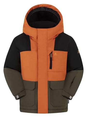 Kamik Winterjacke "Gideon" in Orange/ Schwarz/ Khaki