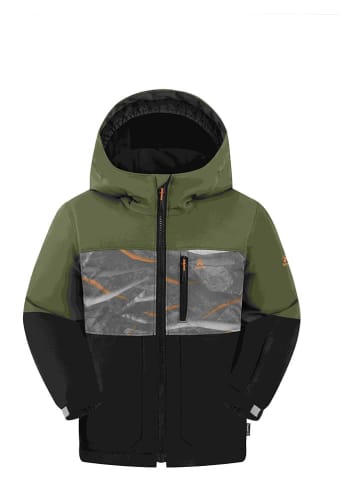 Kamik Winterjacke "Crosby" in Schwarz/ Grün