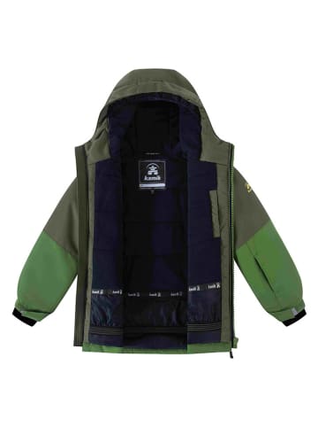 Kamik Winterjacke "Crosby" in Grün/ Grau