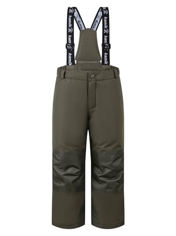 Kamik Spodnie narciarskie "Regan" w kolorze khaki