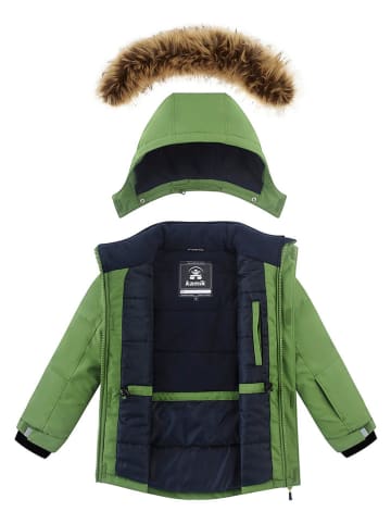 Kamik Parka "Enzo" w kolorze zielonym