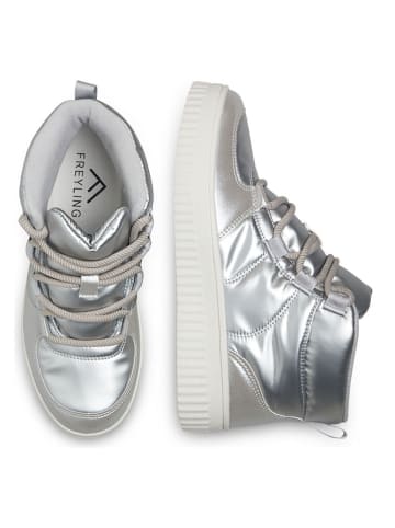 Freyling Sneakers zilverkleurig
