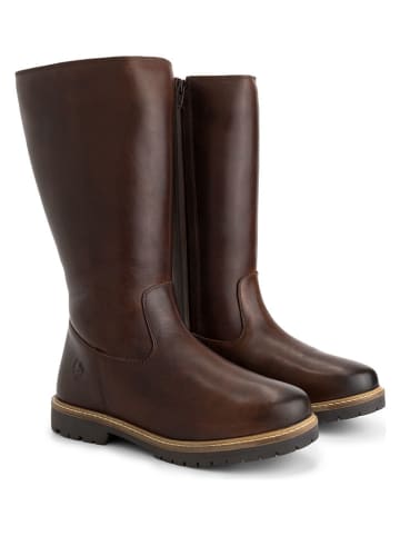 TRAVELIN' Leder-Stiefel "Jondal" in Braun