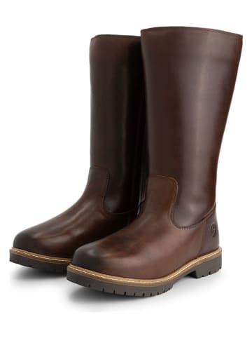 TRAVELIN' Leder-Stiefel "Jondal" in Braun