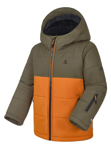 Kamik Dünnere Winterjacke "Amos" in Khaki/ Orange